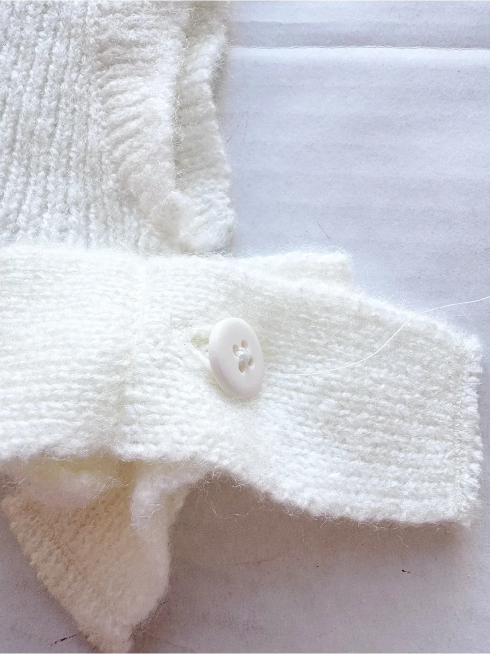 Zara Baby New Sott Knitted Baby Bonnet in Ivory White NWOT